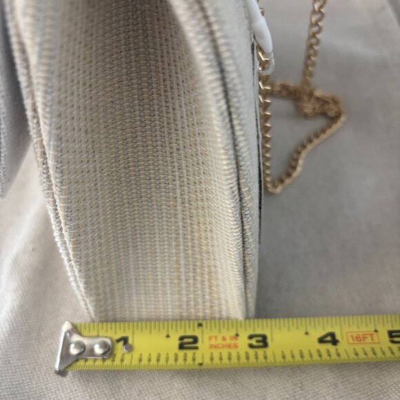 Tommy Bahama Straw Satchel Bag With Bamboo Handle -  Natural Color - Picture 8 of 10